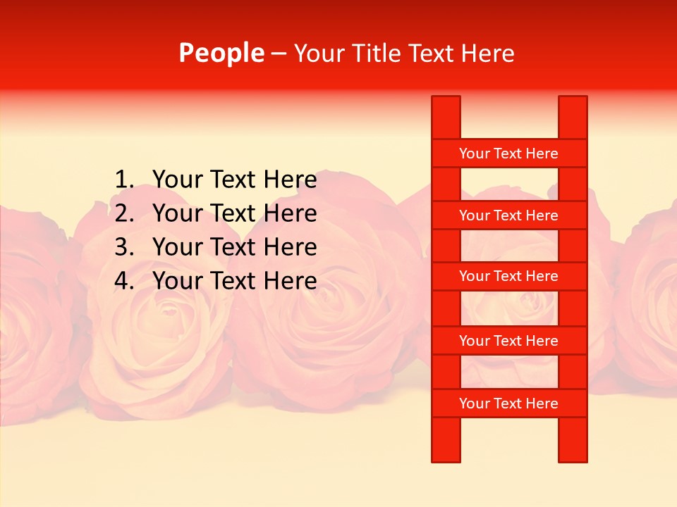 Colors Rose Flora PowerPoint Template