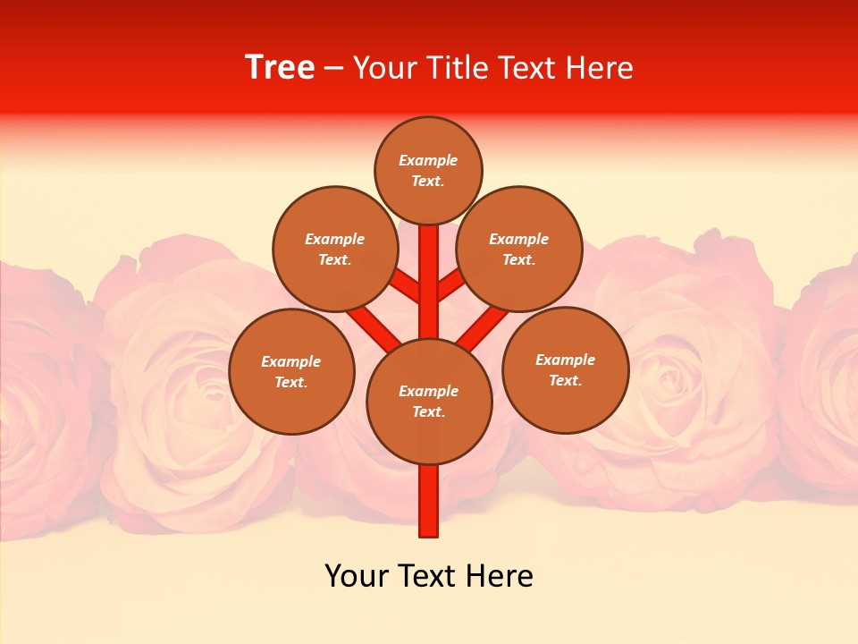 Colors Rose Flora PowerPoint Template