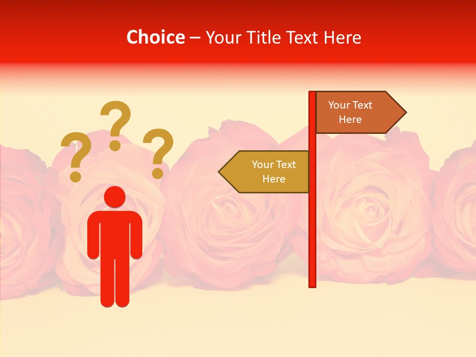 Colors Rose Flora PowerPoint Template