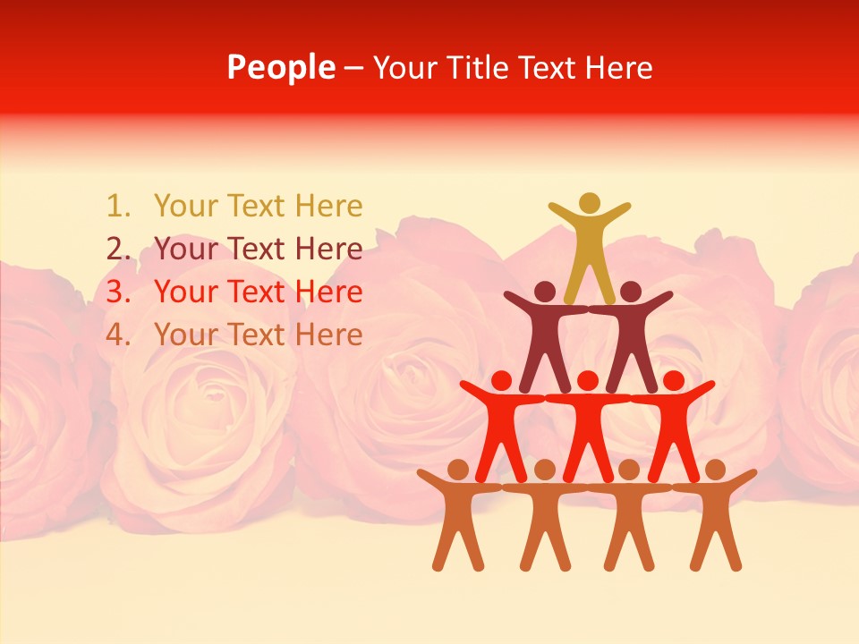 Colors Rose Flora PowerPoint Template