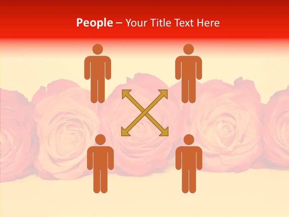 Colors Rose Flora PowerPoint Template