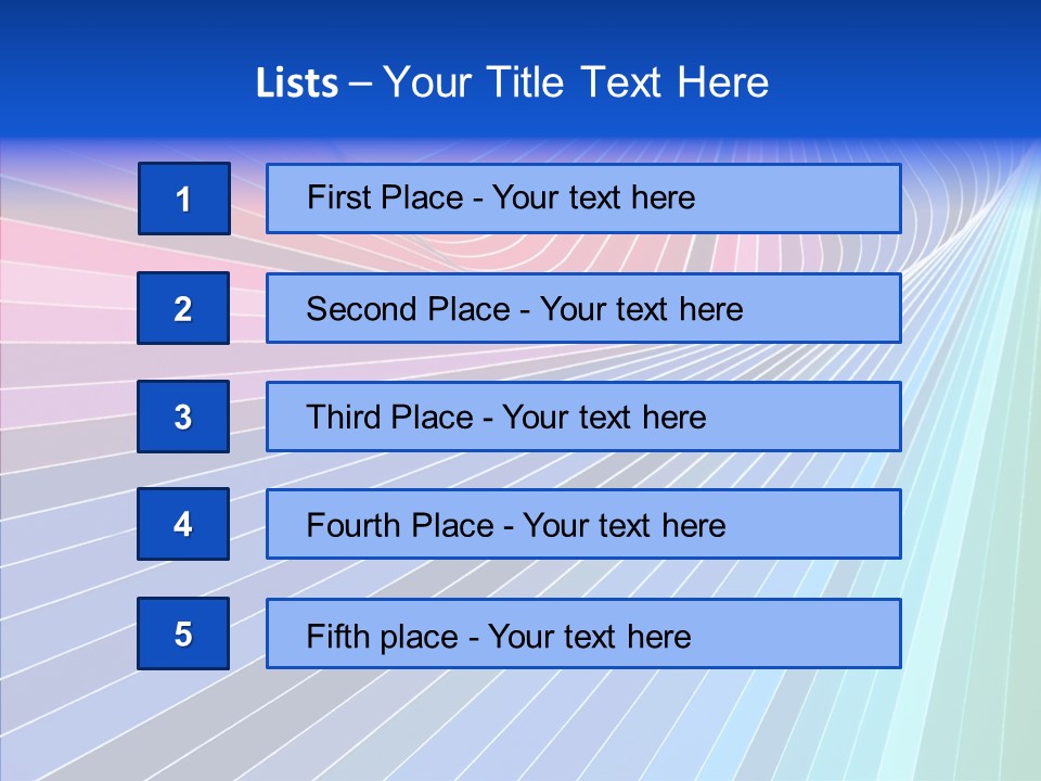 Sampler Spectrum Swatch PowerPoint Template
