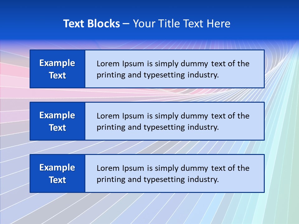 Sampler Spectrum Swatch PowerPoint Template