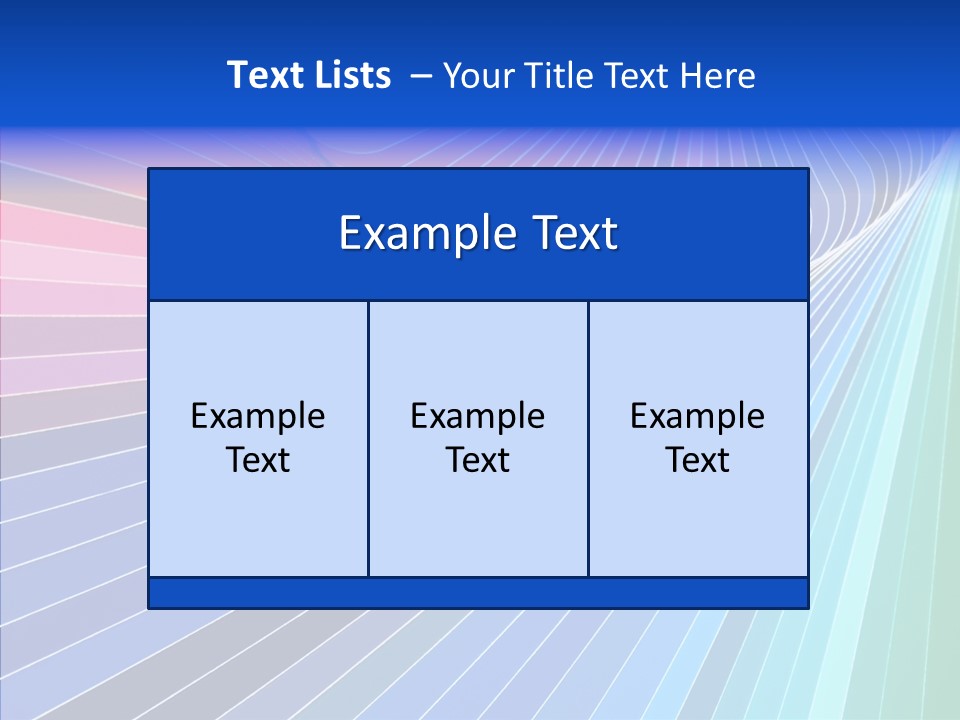 Sampler Spectrum Swatch PowerPoint Template