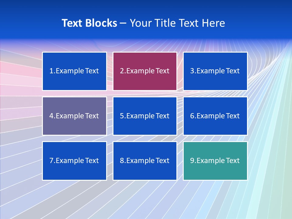 Sampler Spectrum Swatch PowerPoint Template