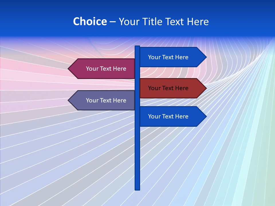 Sampler Spectrum Swatch PowerPoint Template