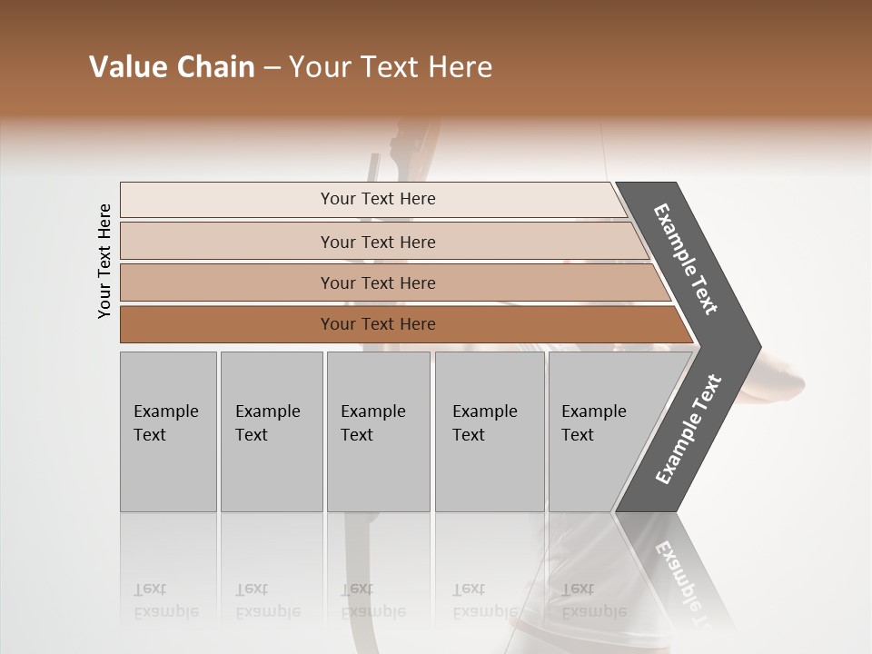 Focus Female Holding PowerPoint Template