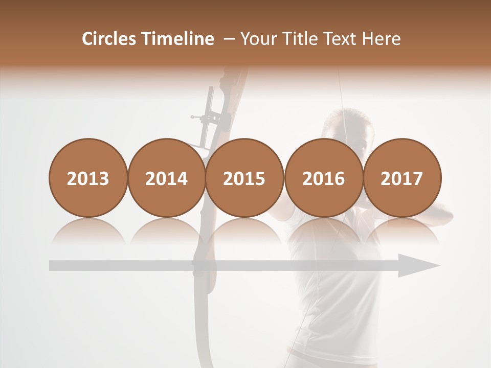 Focus Female Holding PowerPoint Template