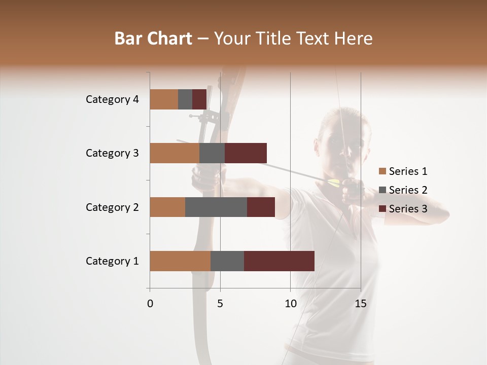 Focus Female Holding PowerPoint Template