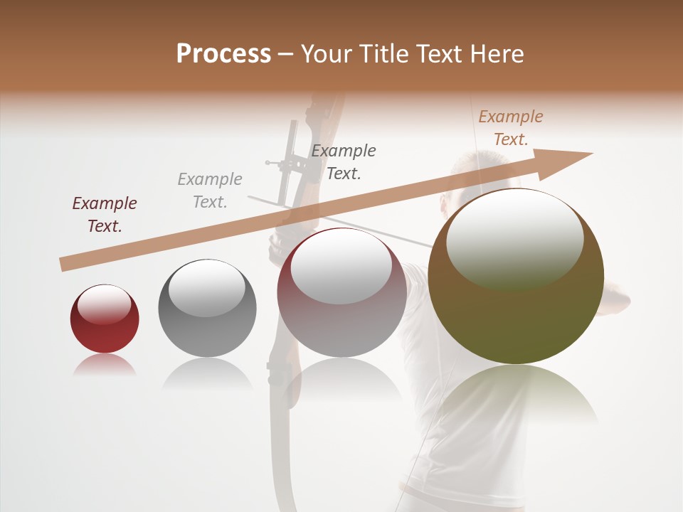 Focus Female Holding PowerPoint Template