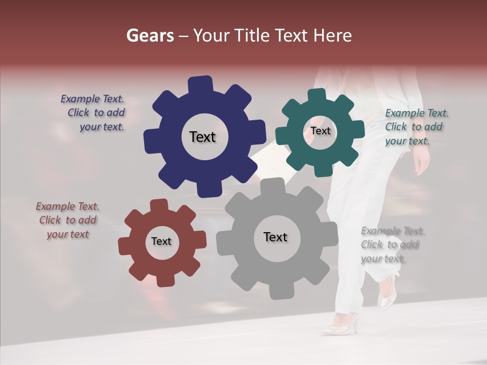 Exhibition Beauty Fashion PowerPoint Template