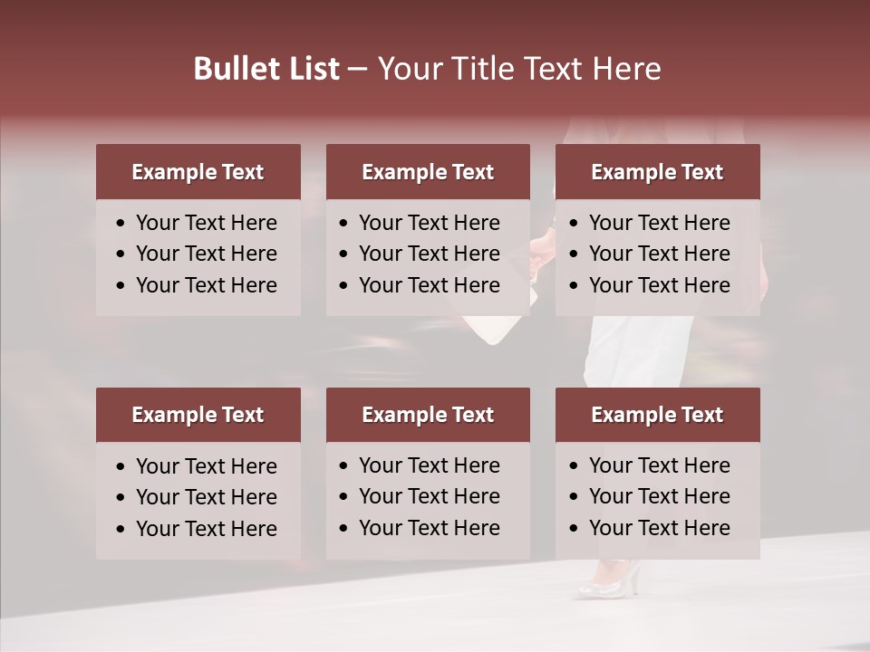 Exhibition Beauty Fashion PowerPoint Template