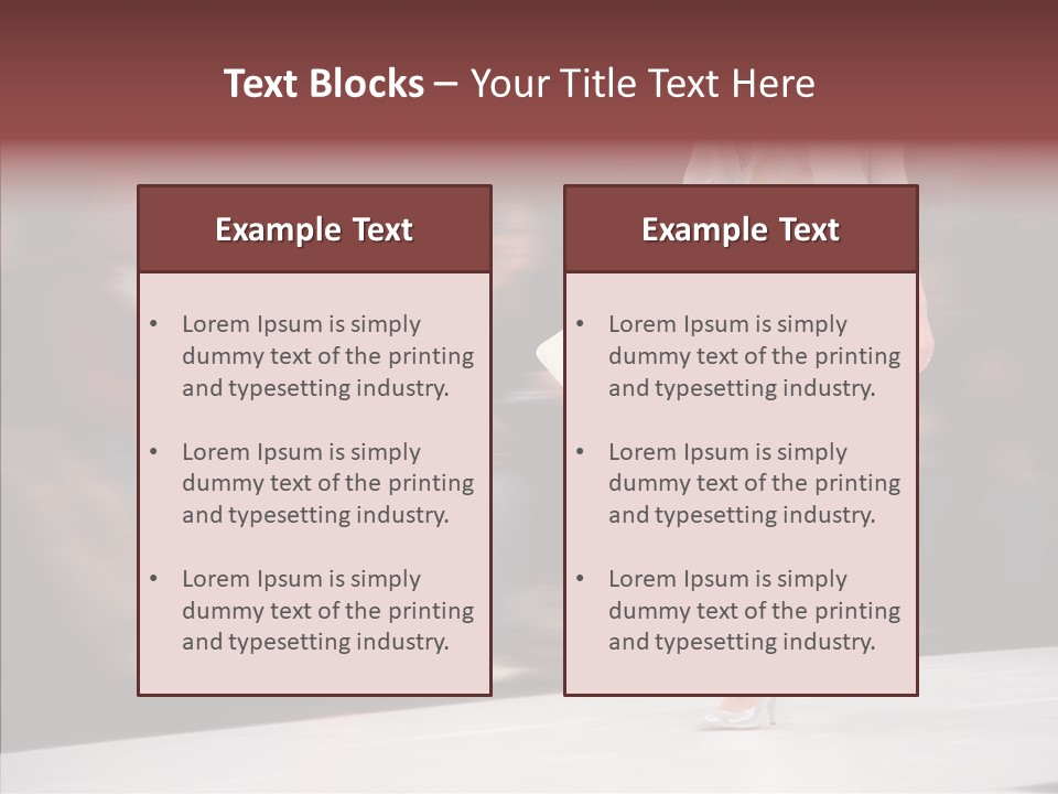 Exhibition Beauty Fashion PowerPoint Template