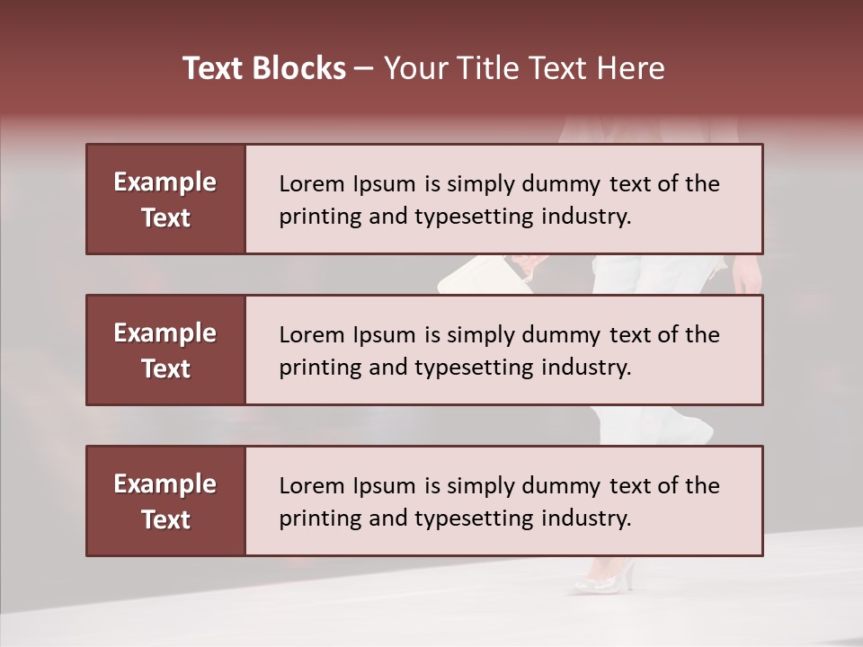 Exhibition Beauty Fashion PowerPoint Template