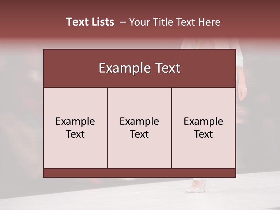 Exhibition Beauty Fashion PowerPoint Template