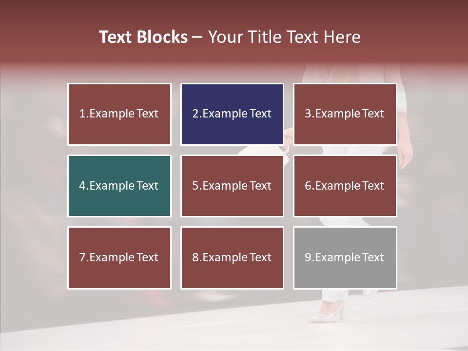 Exhibition Beauty Fashion PowerPoint Template