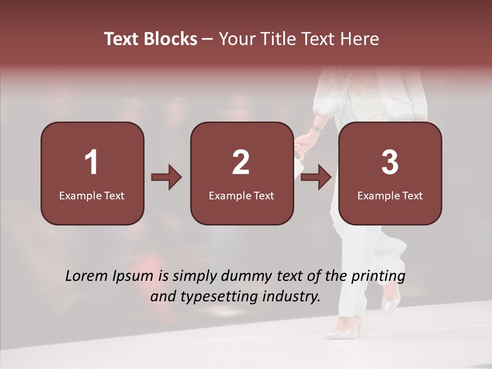 Exhibition Beauty Fashion PowerPoint Template