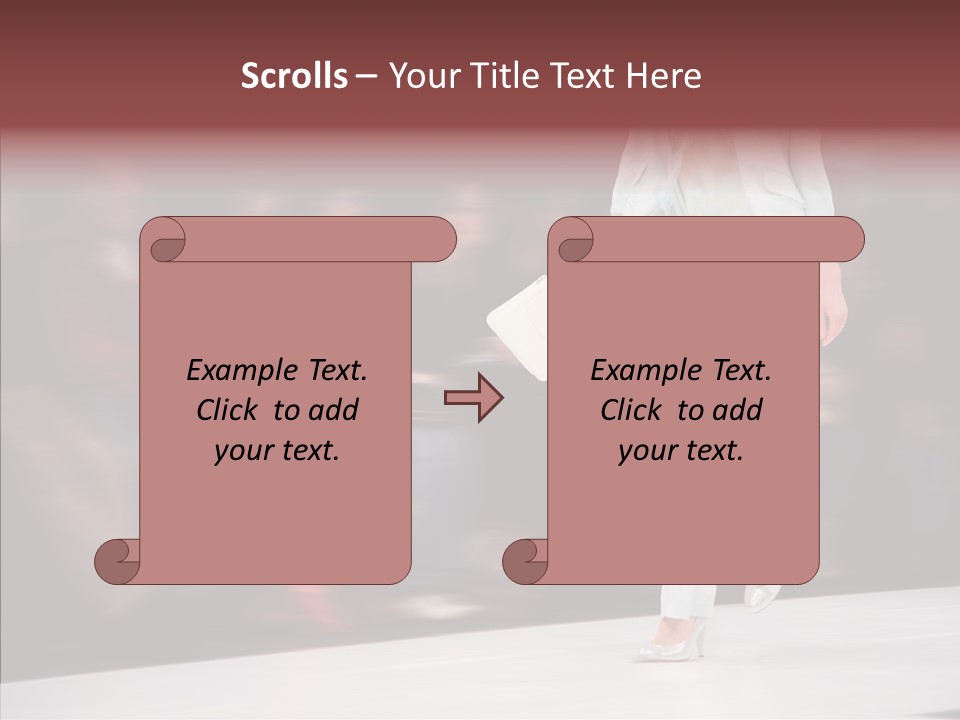 Exhibition Beauty Fashion PowerPoint Template