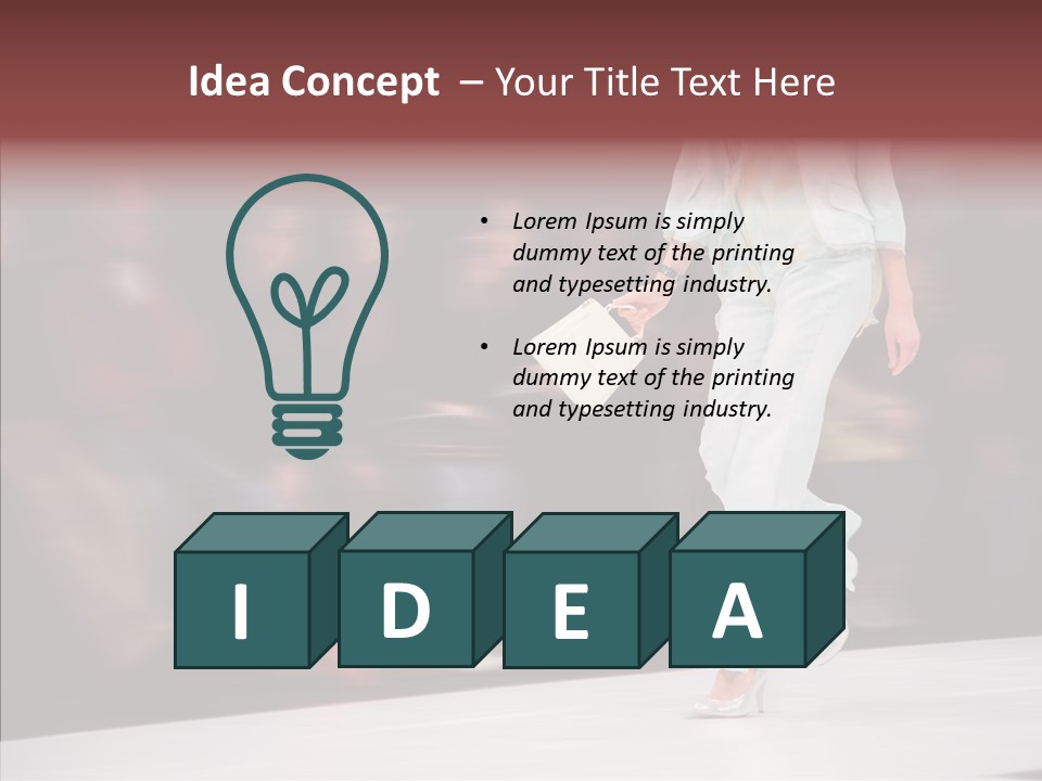 Exhibition Beauty Fashion PowerPoint Template