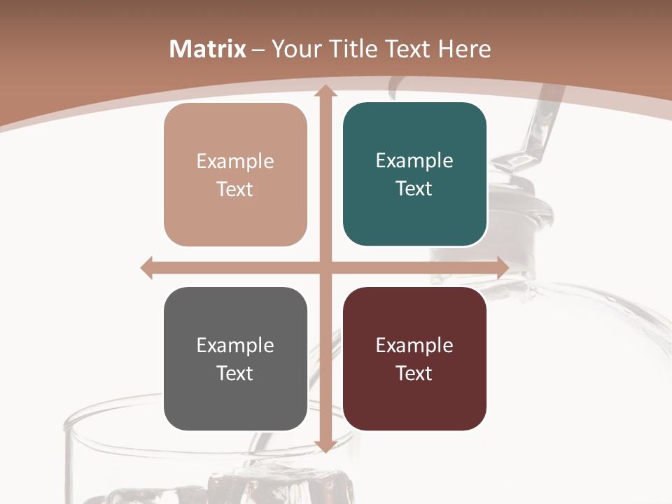 Beverage Drink Ice PowerPoint Template