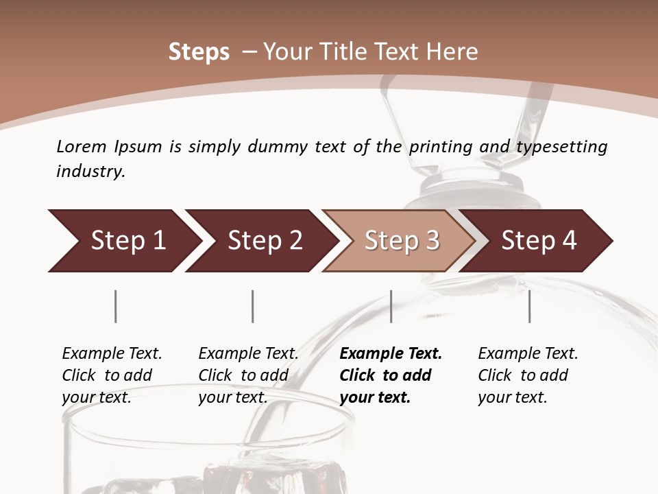 Beverage Drink Ice PowerPoint Template
