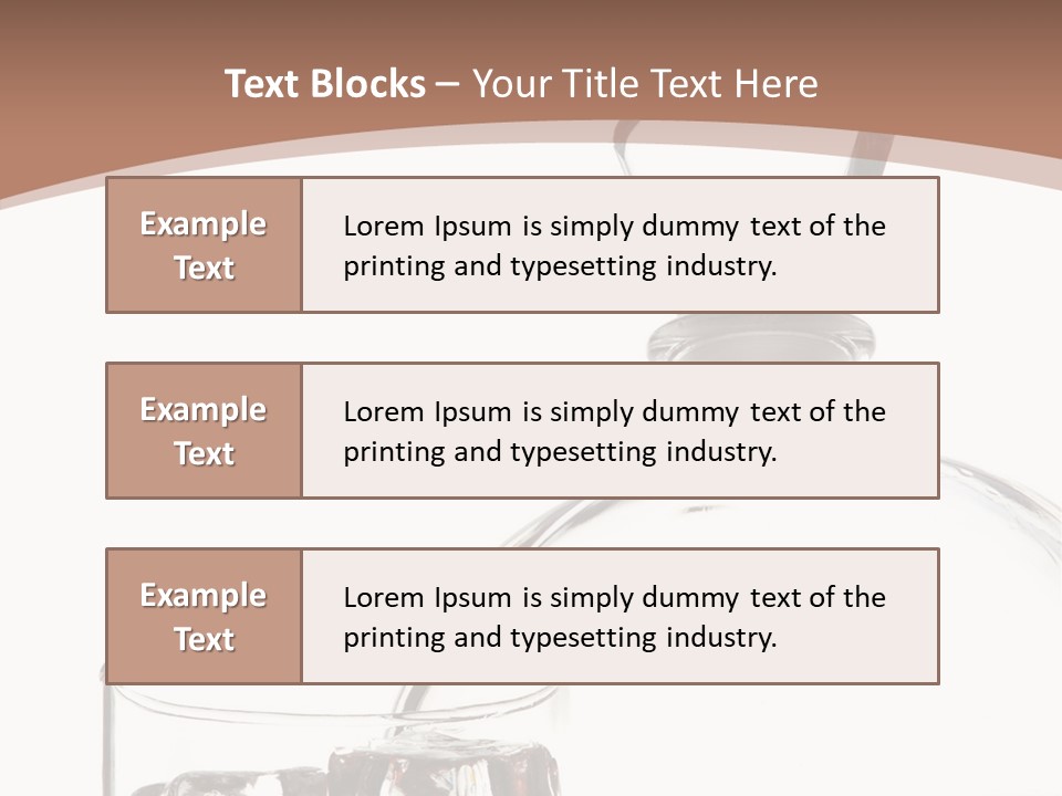 Beverage Drink Ice PowerPoint Template