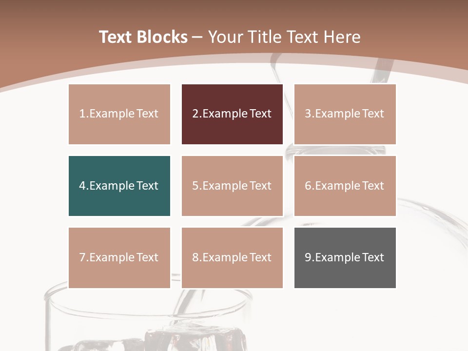 Beverage Drink Ice PowerPoint Template