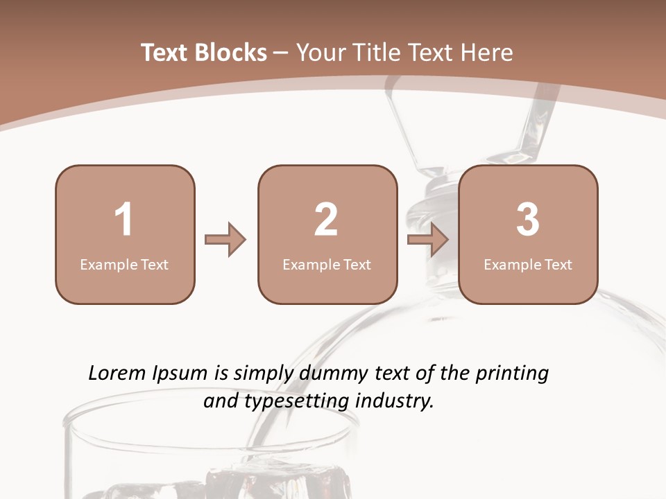Beverage Drink Ice PowerPoint Template