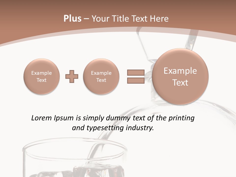 Beverage Drink Ice PowerPoint Template