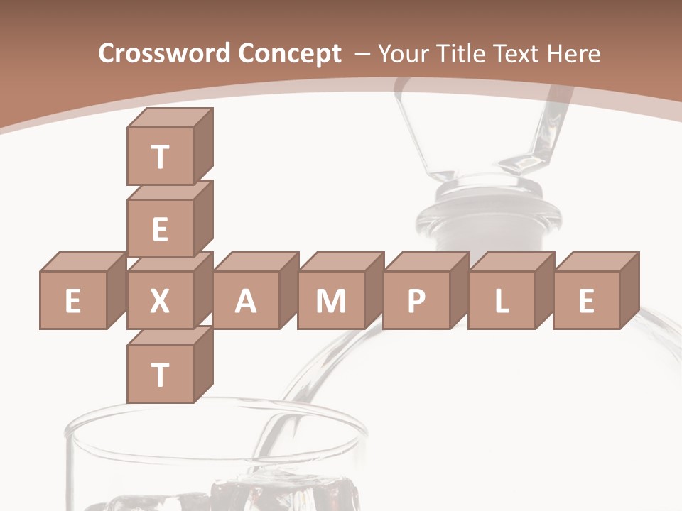 Beverage Drink Ice PowerPoint Template