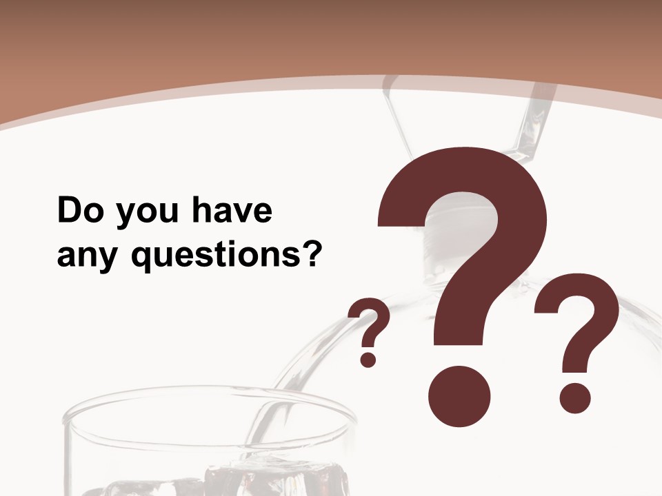 Beverage Drink Ice PowerPoint Template