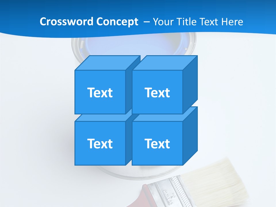 Design Blue Remolding PowerPoint Template
