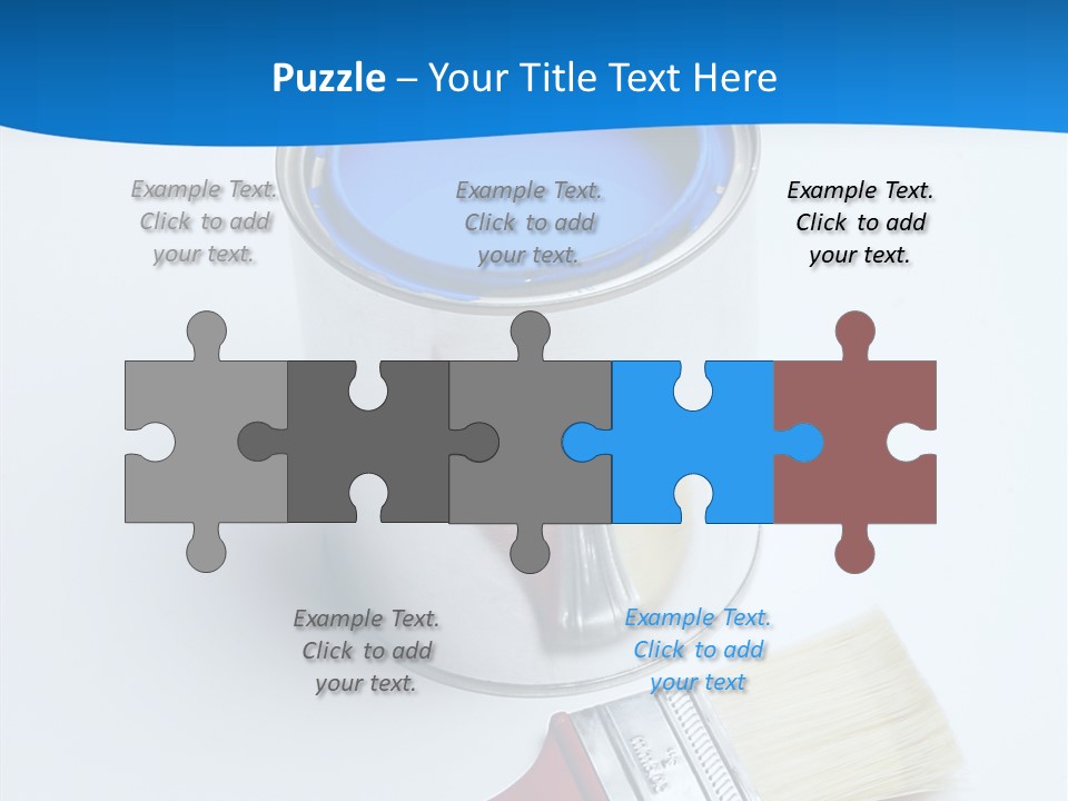 Design Blue Remolding PowerPoint Template