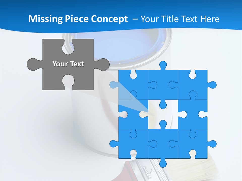 Design Blue Remolding PowerPoint Template