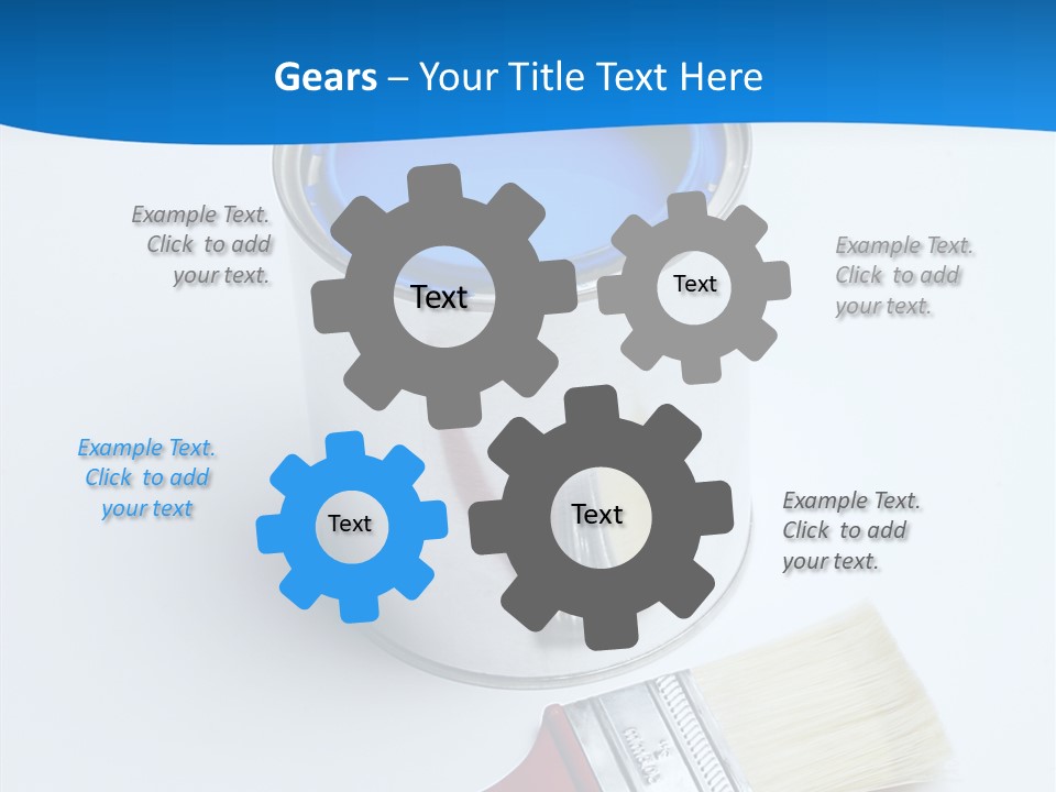 Design Blue Remolding PowerPoint Template
