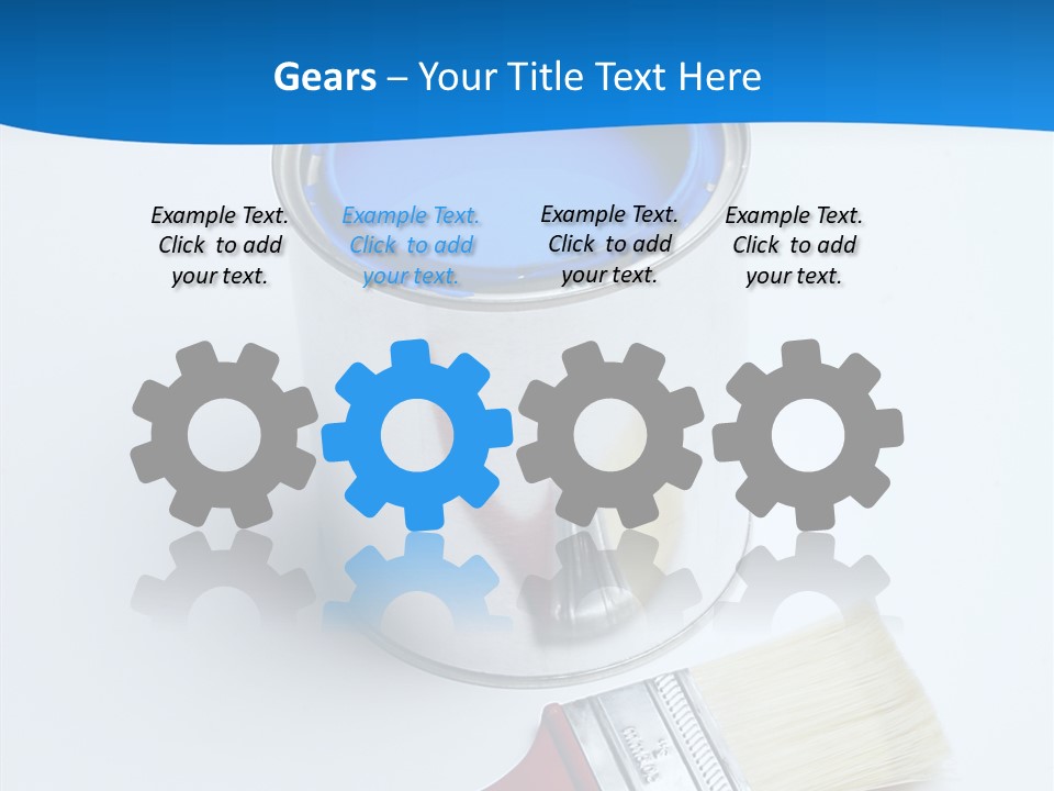Design Blue Remolding PowerPoint Template