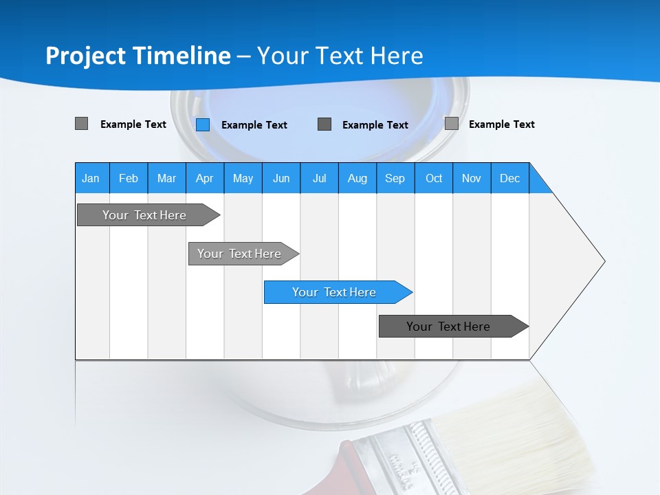 Design Blue Remolding PowerPoint Template