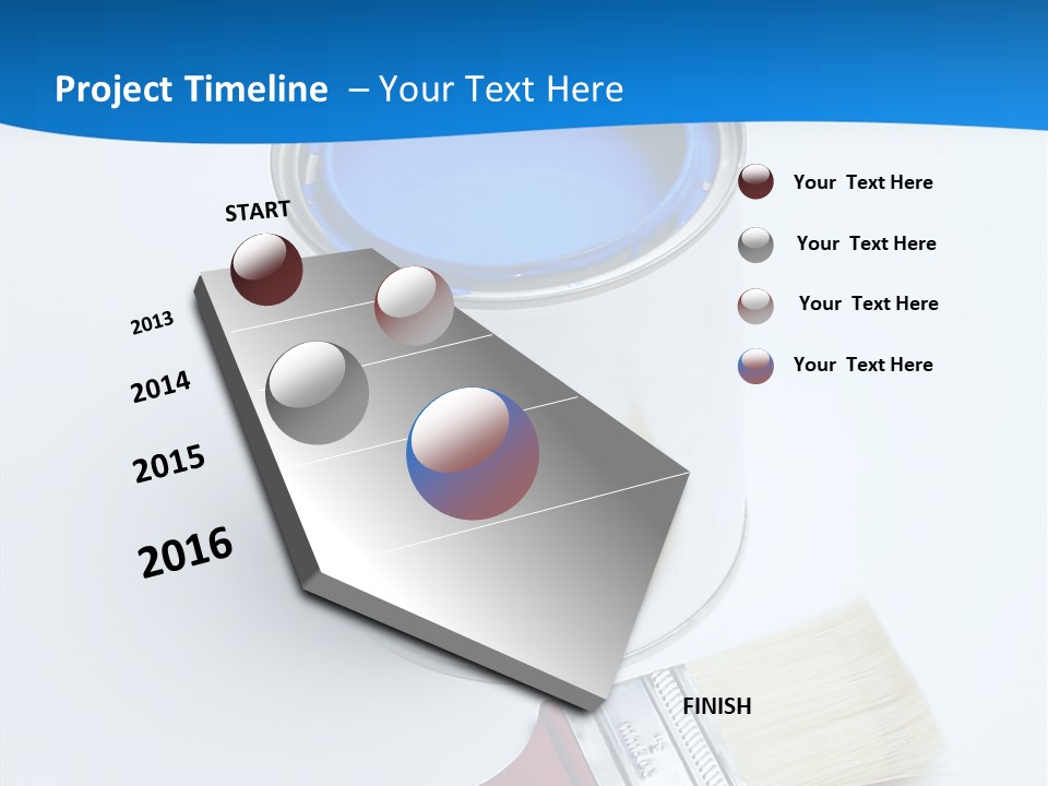 Design Blue Remolding PowerPoint Template