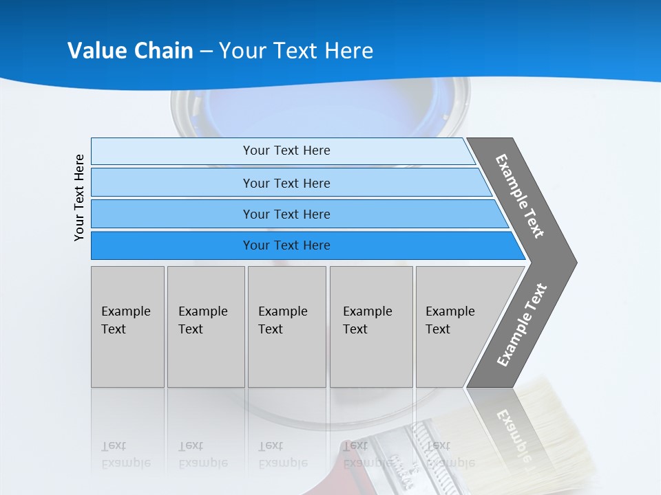 Design Blue Remolding PowerPoint Template