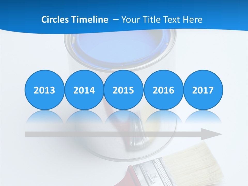 Design Blue Remolding PowerPoint Template