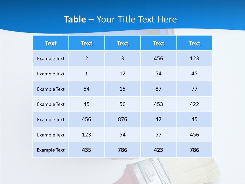 Design Blue Remolding PowerPoint Template