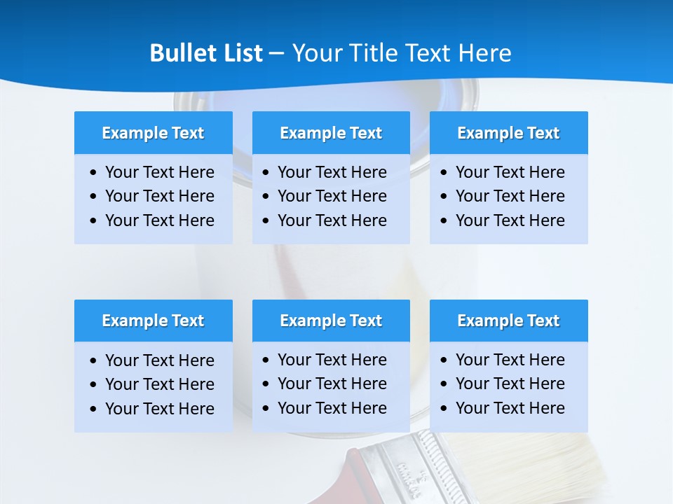 Design Blue Remolding PowerPoint Template