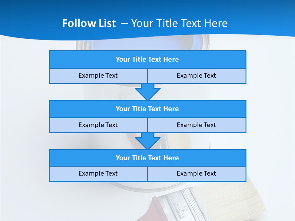 Design Blue Remolding PowerPoint Template