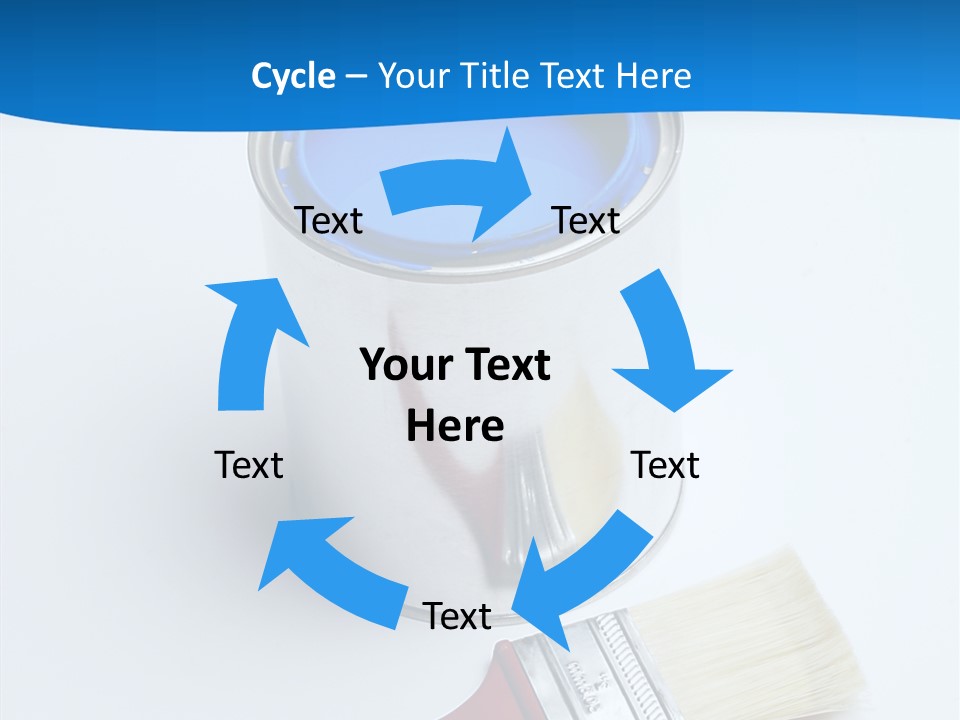 Design Blue Remolding PowerPoint Template