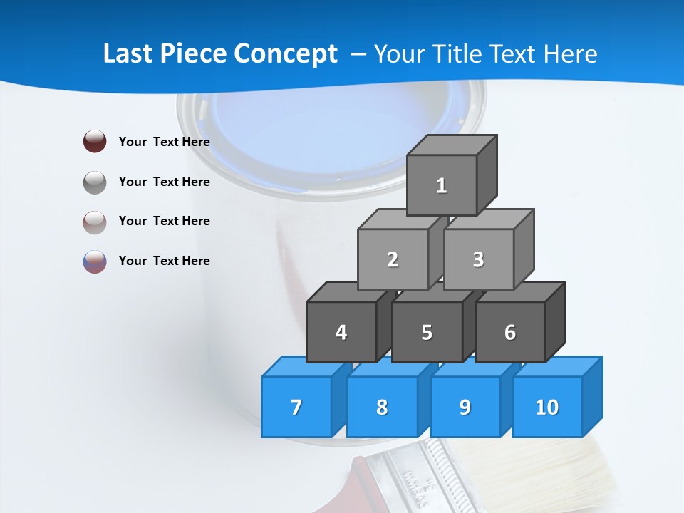 Design Blue Remolding PowerPoint Template