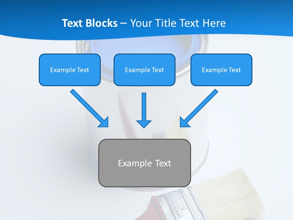 Design Blue Remolding PowerPoint Template