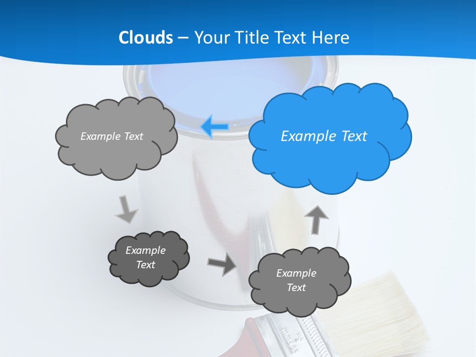 Design Blue Remolding PowerPoint Template