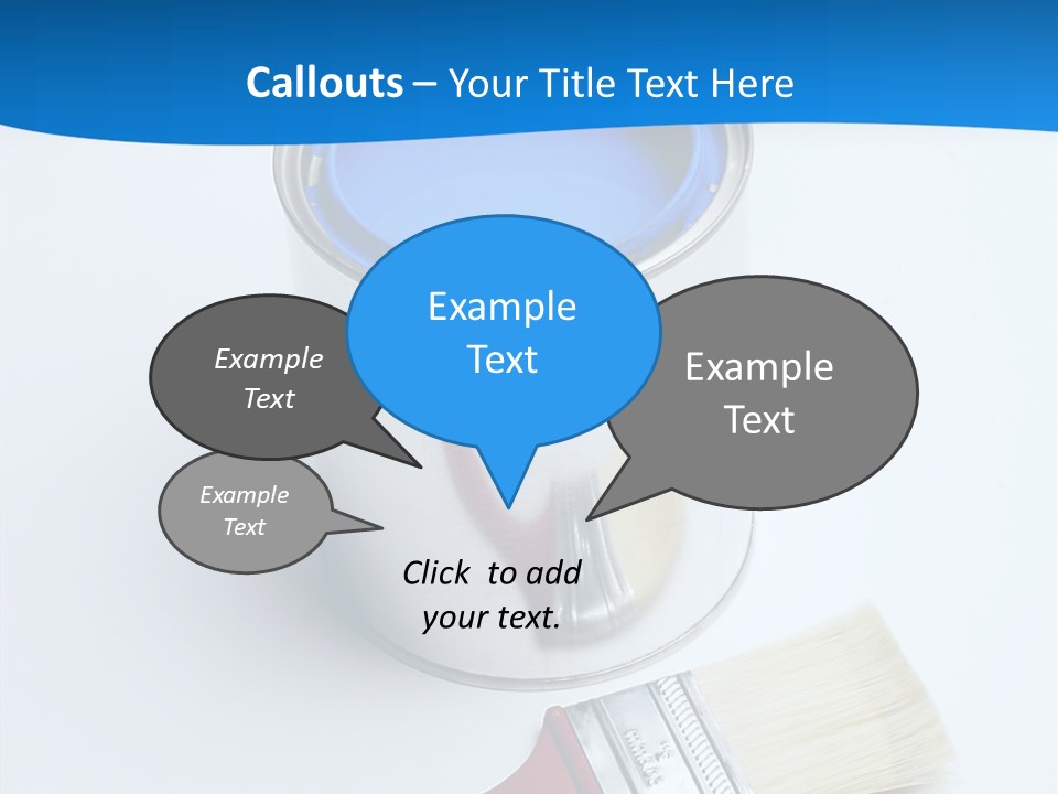 Design Blue Remolding PowerPoint Template