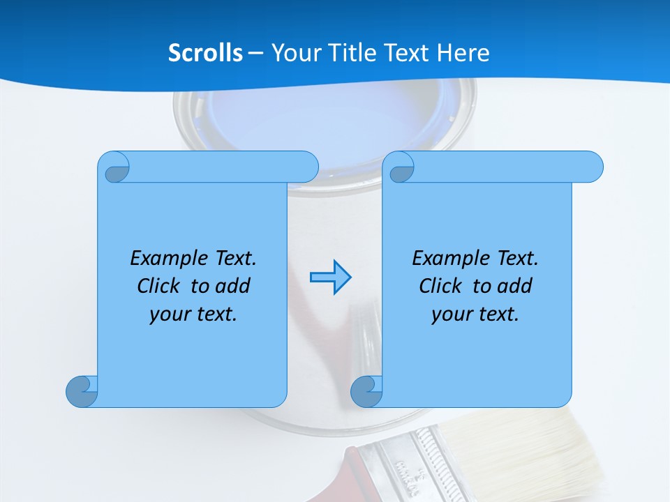 Design Blue Remolding PowerPoint Template
