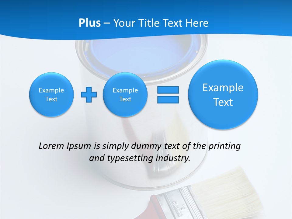 Design Blue Remolding PowerPoint Template